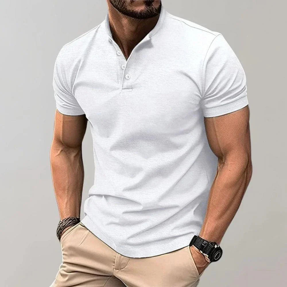 Men's Casual Short Sleeve Polo Shirt