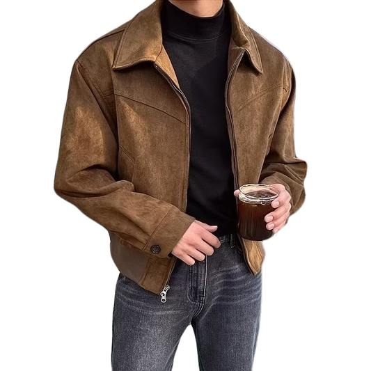 Vintage retro men's casual outdoor jacket