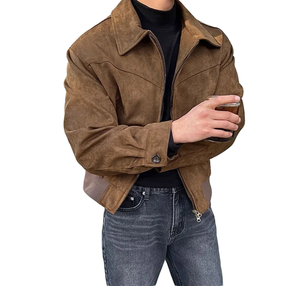 Vintage retro men's casual outdoor jacket