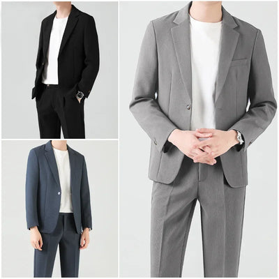 Lightweight Casual Men's Suit – Stylish Spring Summer Outfit