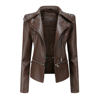 Women's stylish leather jacket