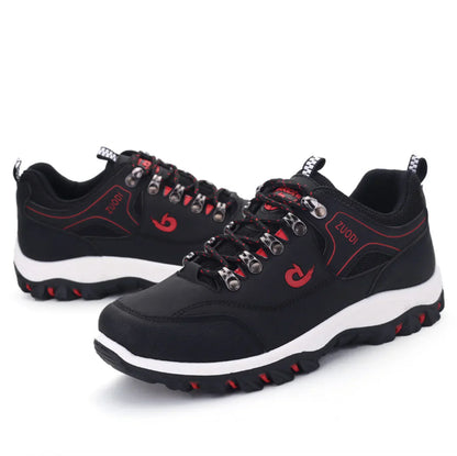 Men’s Hiking Shoes - Durable & Breathable - Reinforced Toe & Heel - Slip-Resistant Sole