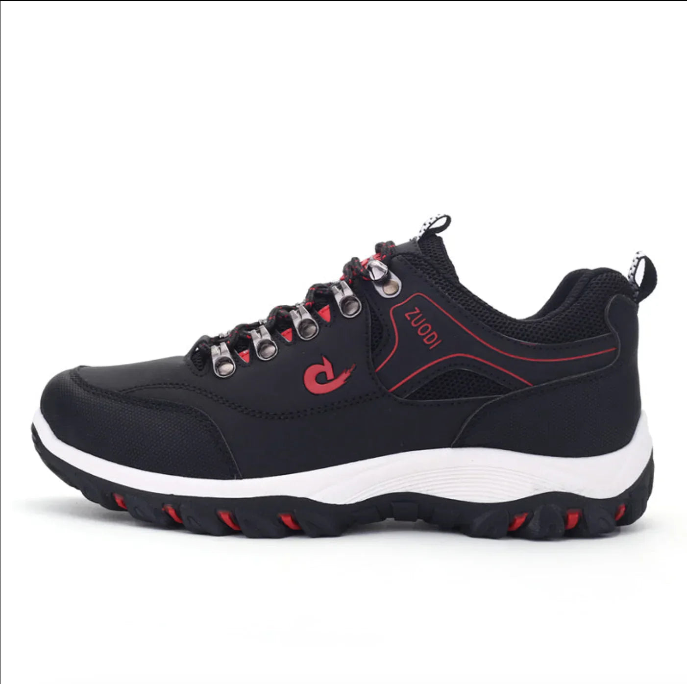 Men’s Hiking Shoes - Durable & Breathable - Reinforced Toe & Heel - Slip-Resistant Sole