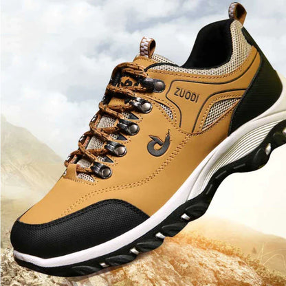 Men’s Hiking Shoes - Durable & Breathable - Reinforced Toe & Heel - Slip-Resistant Sole