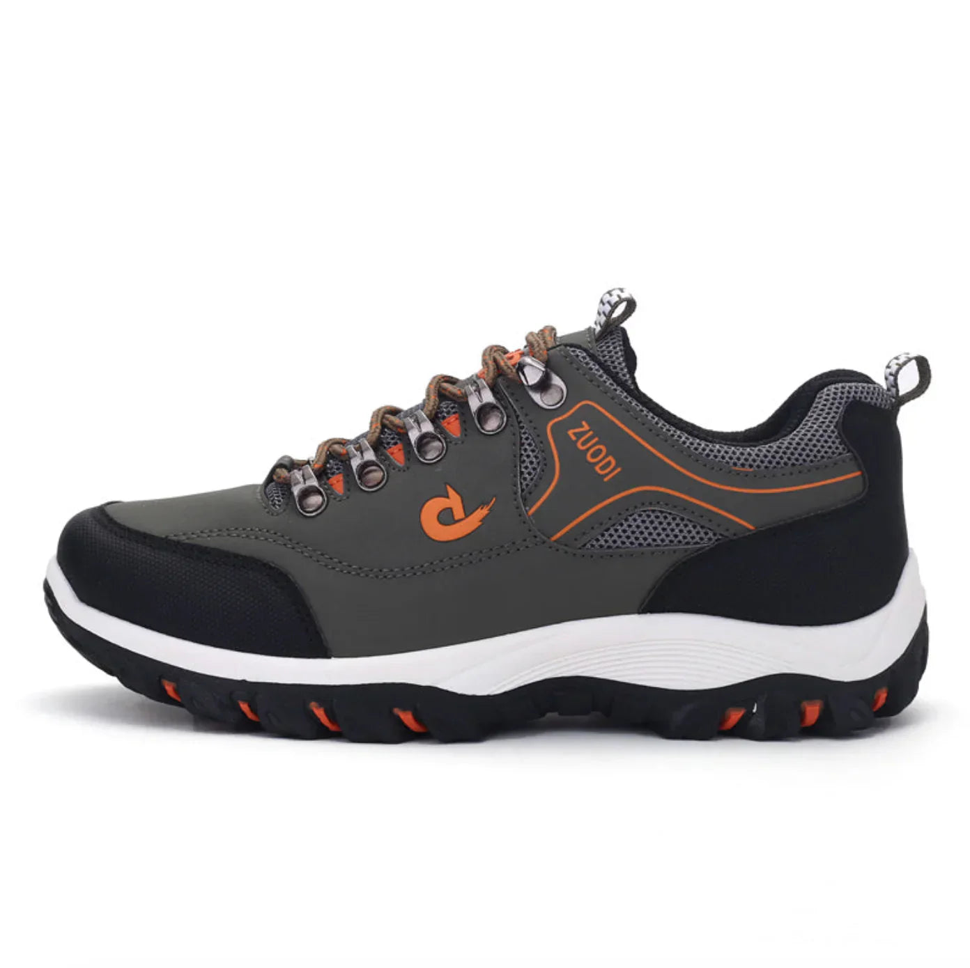 Men’s Hiking Shoes - Durable & Breathable - Reinforced Toe & Heel - Slip-Resistant Sole