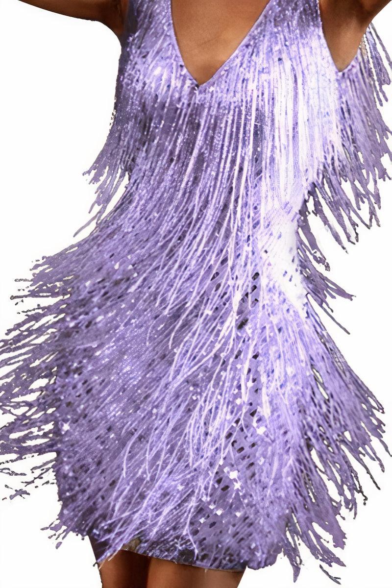 Iridescent Fringe Dress for Women
