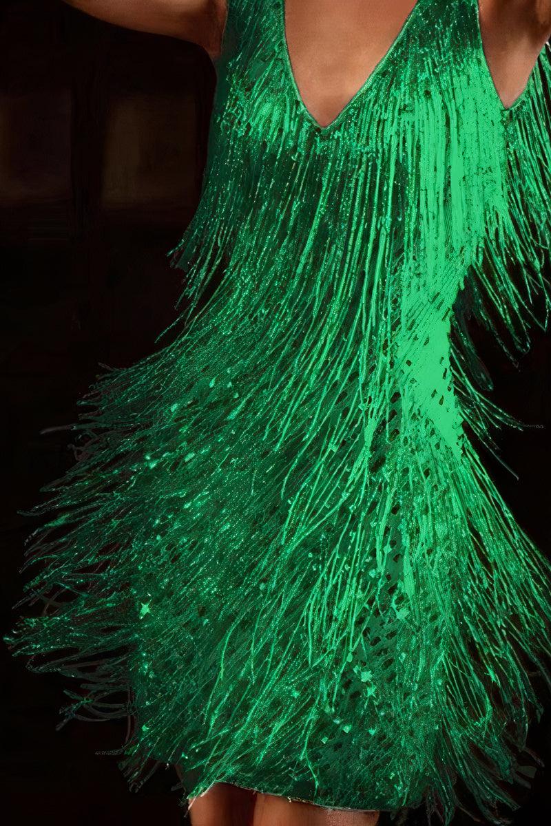 Iridescent Fringe Dress for Women