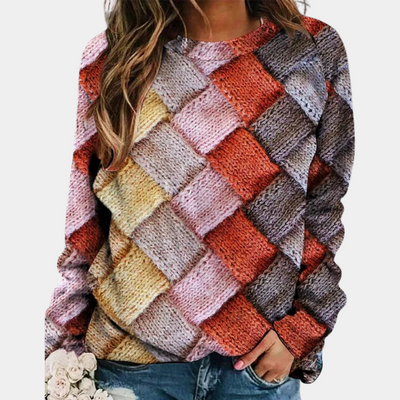 Women's Knitted Sweater - Soft, Warm, Sustainable Material for All-Season Comfort