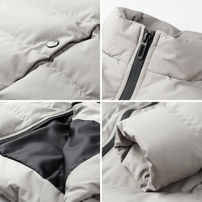 Men’s Lightweight Down Jacket – Insulated, Water-Resistant, Packable Winter Coat
