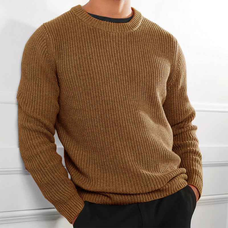 Men's raglan sleeve knitted sweater