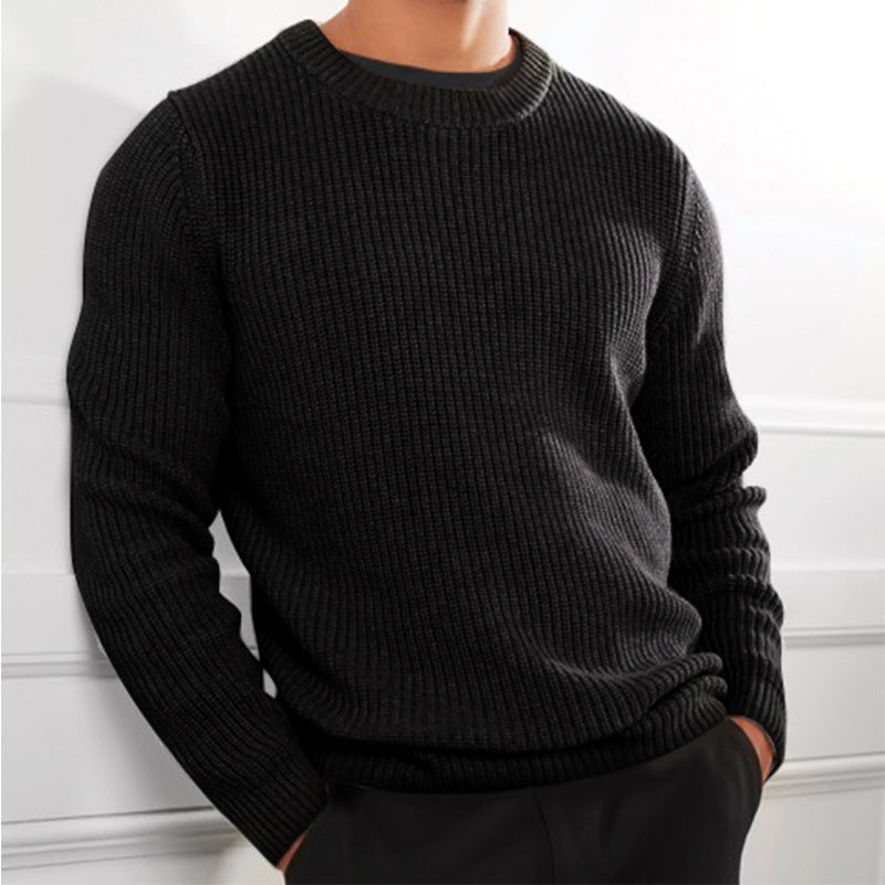 Men's raglan sleeve knitted sweater