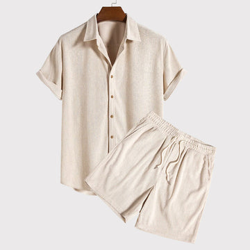 Hartwig - casual plain tops shorts zomer sets