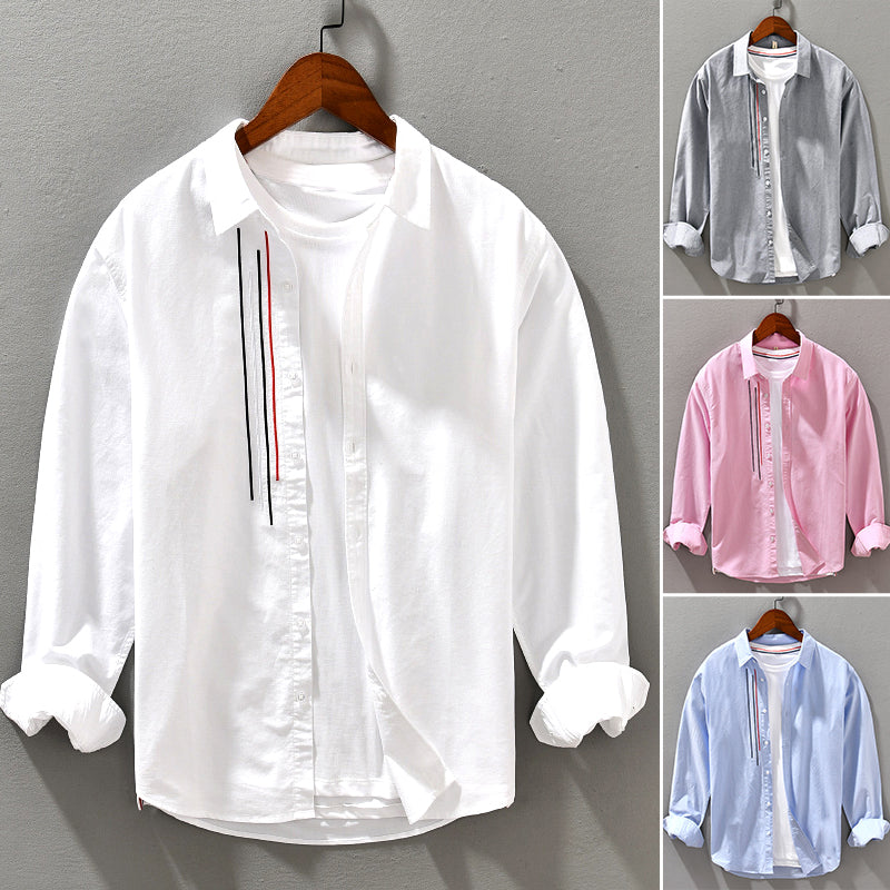 Men's casual long sleeve shirt