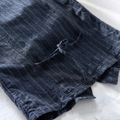 Men's look striped vest jacket