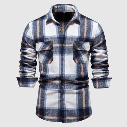 Men's lumberjack plaid shirt