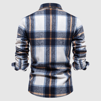 Men's lumberjack plaid shirt