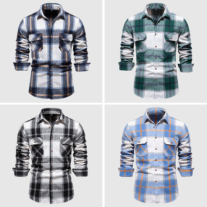 Men's lumberjack plaid shirt