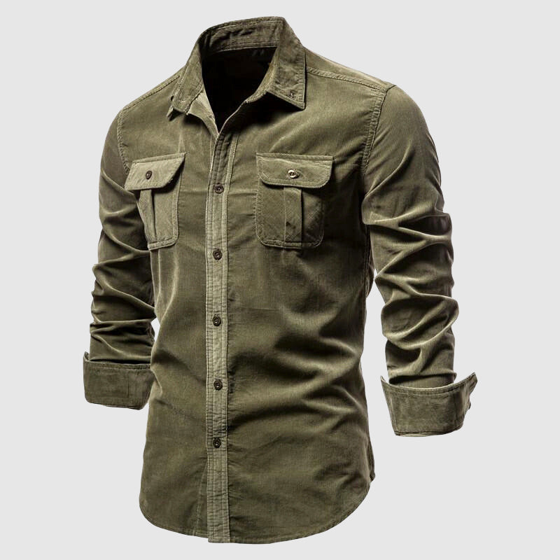 Men's casual long sleeve shirt