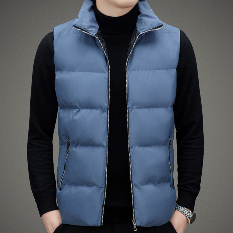 Men's tight sleeveless puffer vest