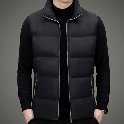 Men's tight sleeveless puffer vest
