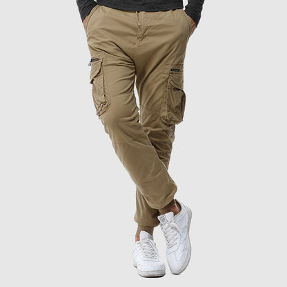 Men's pants with elastic waistband and pockets