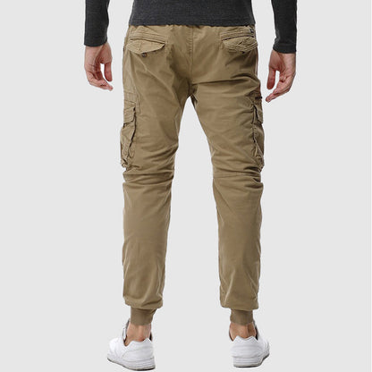 Men's pants with elastic waistband and pockets