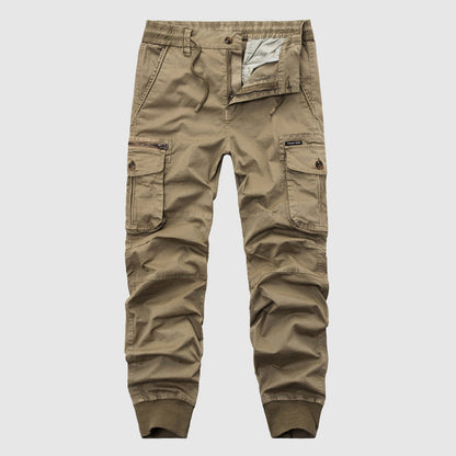 Men's pants with elastic waistband and pockets