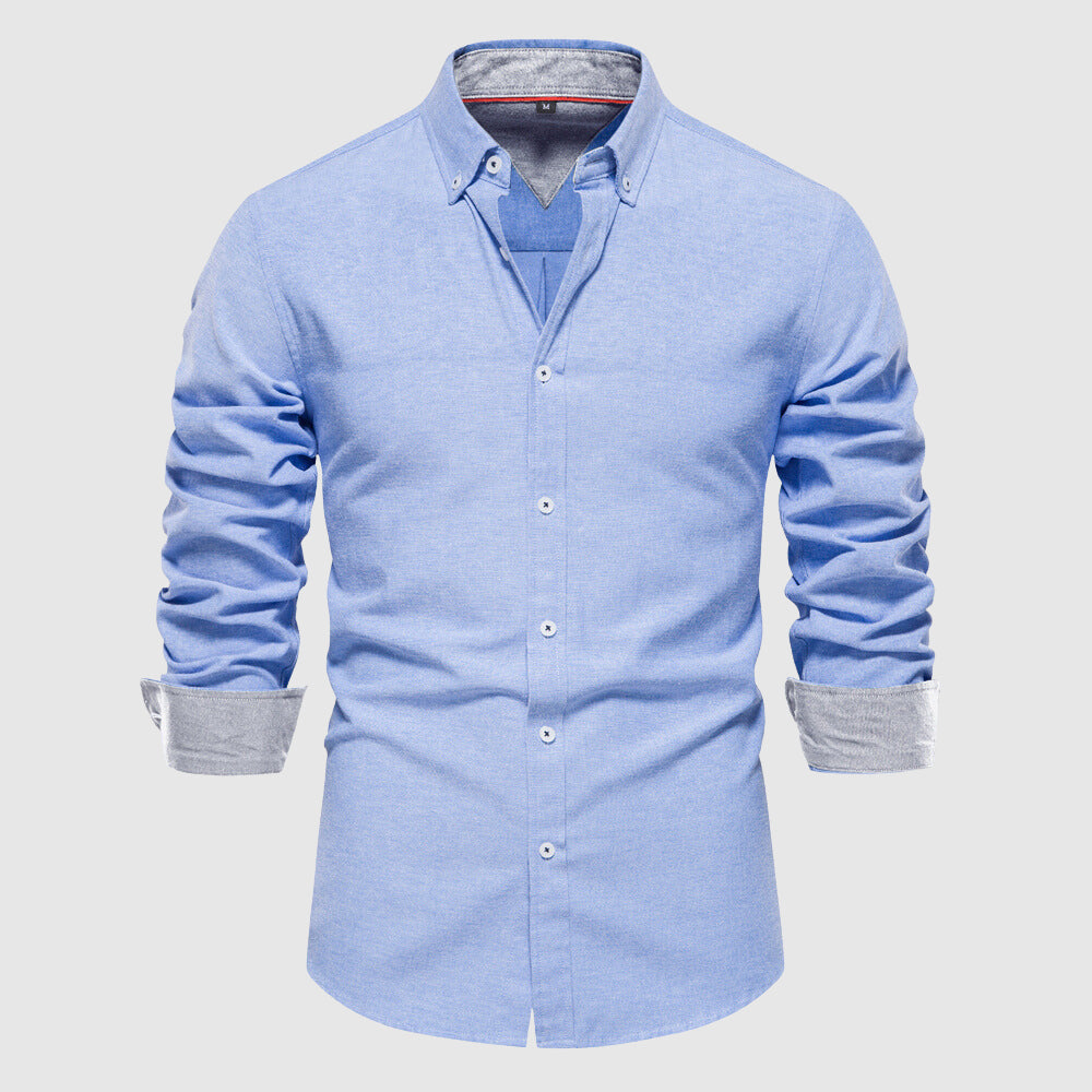 Men's casual shirt with long sleeves