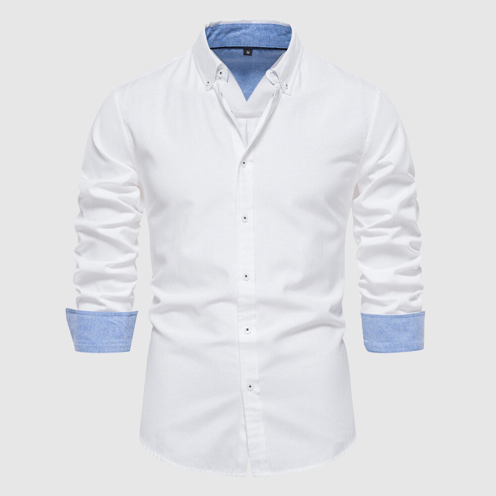 Men's casual shirt with long sleeves
