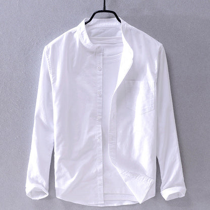 Men's long arm button shirt