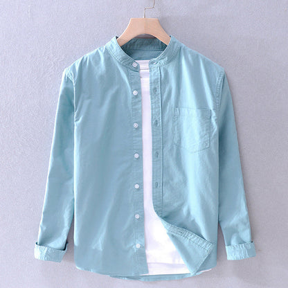 Men's long arm button shirt