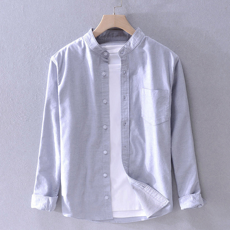 Men's long arm button shirt