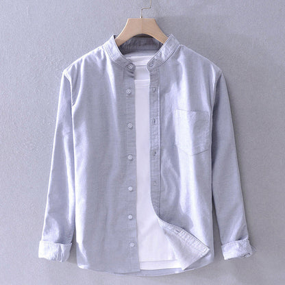 Men's long arm button shirt