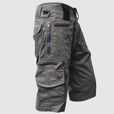 Men's Cargo Shorts - Knee Length - Multi-Pocket Utility