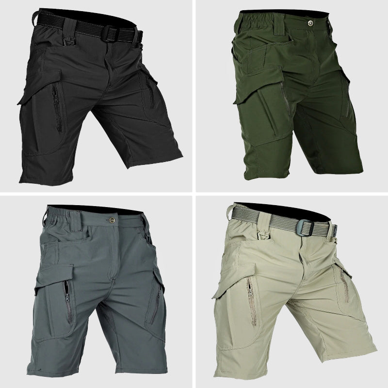 Men’s Tactical Cargo Shorts - Durable Cotton Blend - Multiple Pockets - Relaxed Fit