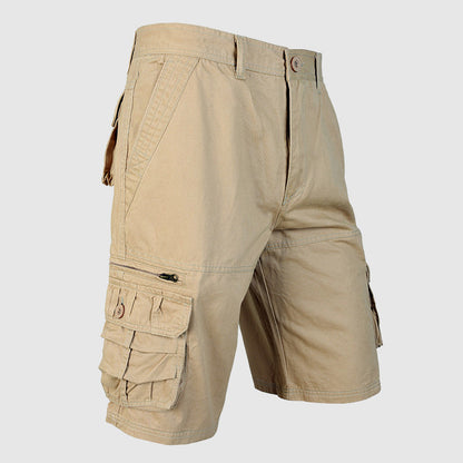 Men’s Cargo Shorts - Cotton Blend - Relaxed Fit - Multi-Pocket Outdoor Wear