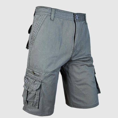 Men’s Cargo Shorts - Cotton Blend - Relaxed Fit - Multi-Pocket Outdoor Wear