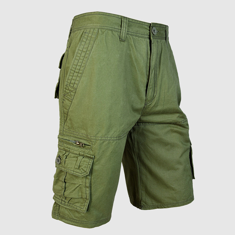 Men’s Cargo Shorts - Cotton Blend - Relaxed Fit - Multi-Pocket Outdoor Wear