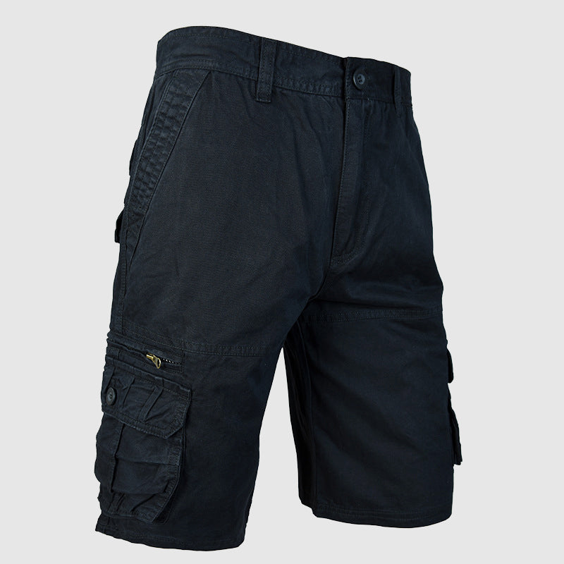 Men’s Cargo Shorts - Cotton Blend - Relaxed Fit - Multi-Pocket Outdoor Wear