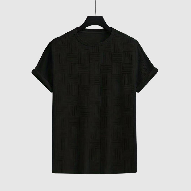 Men's round neck short sleeve shirt