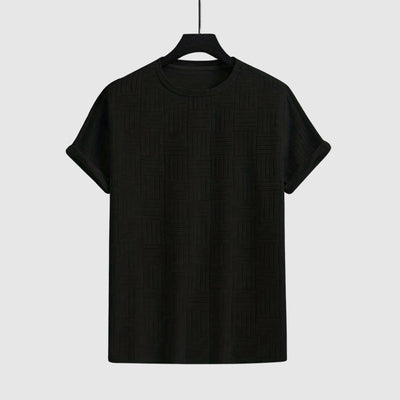 Men's round neck short sleeve shirt