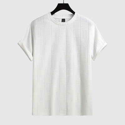 Men's round neck short sleeve shirt