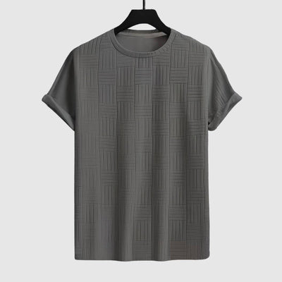 Men's round neck short sleeve shirt