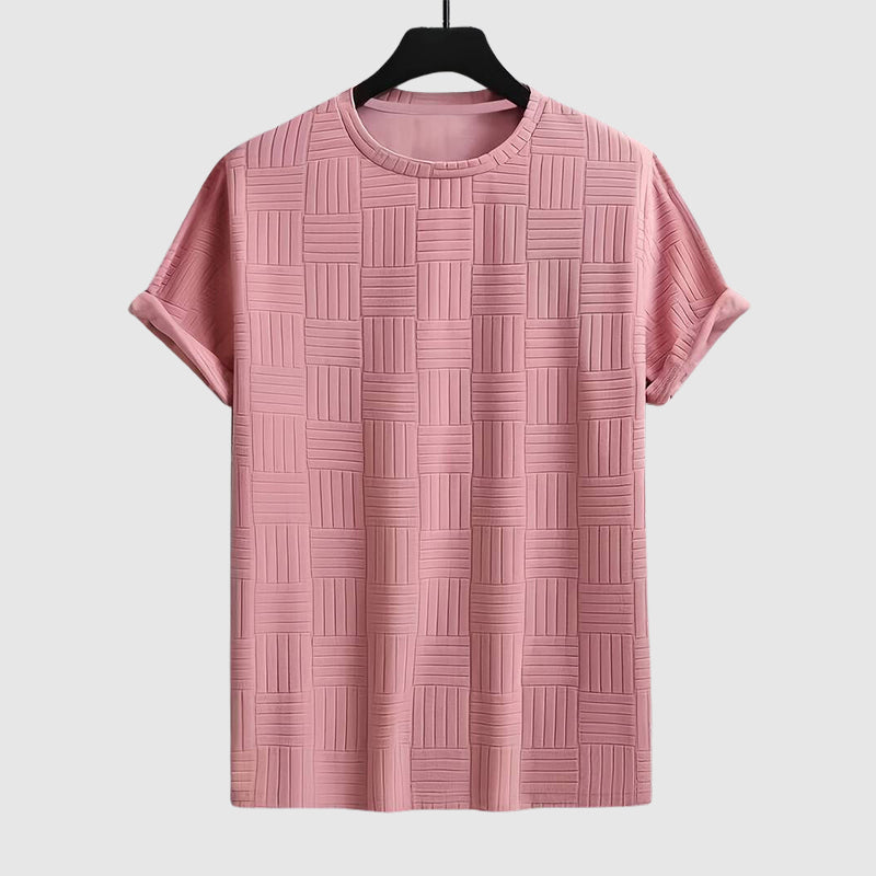 Men's round neck short sleeve shirt