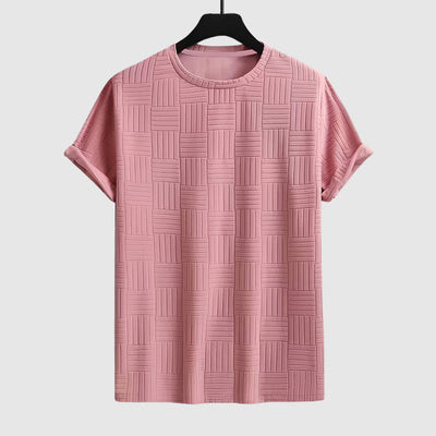 Men's round neck short sleeve shirt