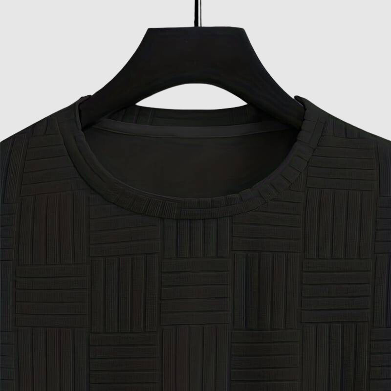Men's round neck short sleeve shirt