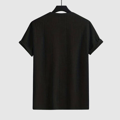 Men's round neck short sleeve shirt