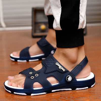 Men’s Sandals – Open Toe – Cushioned Sole – Adjustable Straps – Casual Comfort