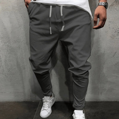 Men’s Jogger Trousers - Tapered Fit - Elastic Waist & Cuffs - Casual & Active Wear