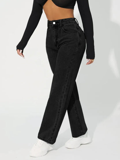 High waist casual trousers for women